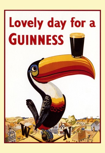 Guinness Poster, Lovely Day for a Guinness, Tucan - Picture 5 of 5