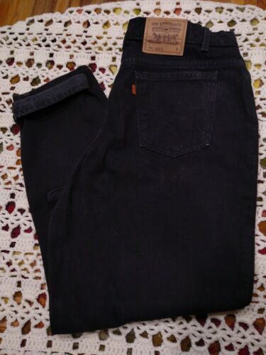 Levis 950 Relaxed Fit Tapered Leg Orange Tab Blac… - image 1