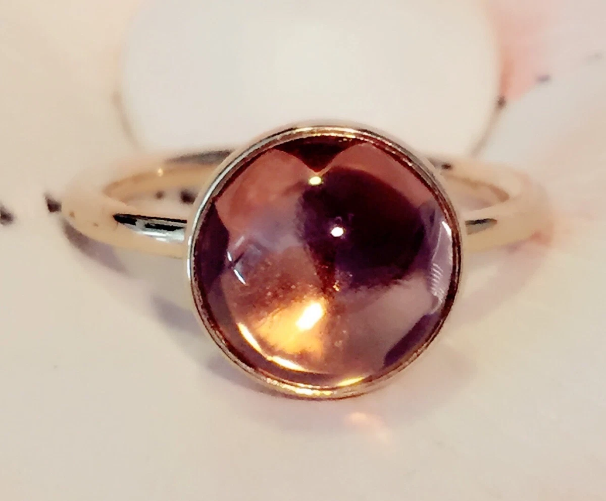Pandora blush pink deals poetic droplet ring