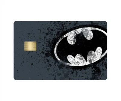 DLNQNT DESIGNS 2 Premium Print Batman 4 Credit Debit Card Vinyl Skins Small Chip
