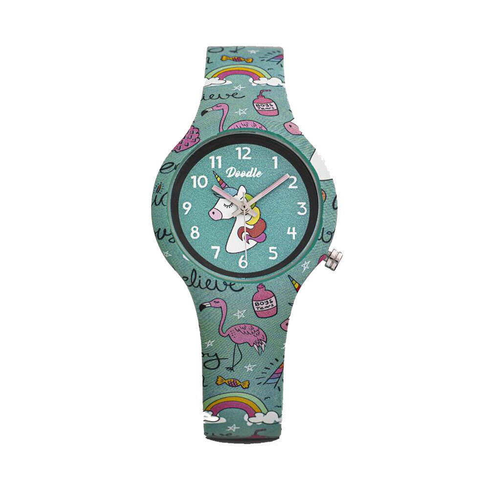 Doodle Watch Kinderuhr Believe Quarz mit Silikonband DO32005