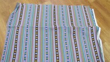 Striped Cotton Fabric - 43 "w x 31"L