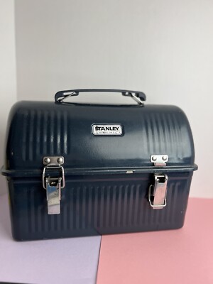 Stanley Classic Steel 10qt 9.5L Lunch Box Dark Navy Blue BPA