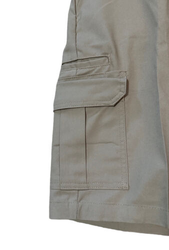 Dickies Shorts Mens 30 Beige Khaki Relaxed Fit Cargo Pockets Twill Workwear New - Picture 3 of 6