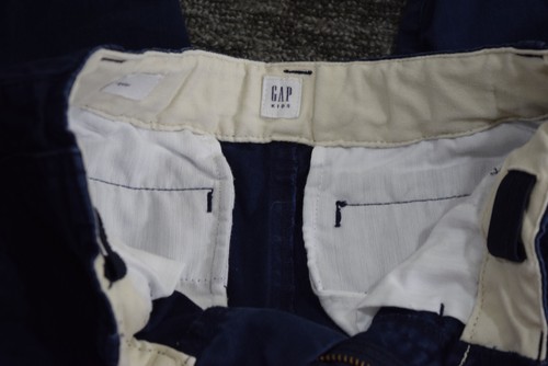 Gap Kids BOYS 7 Regular Blue CHINO Khaki 25x22.5 Pants READ - Picture 6 of 13