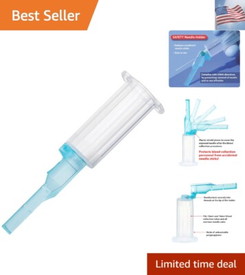 Universal Fit Needle Holder with Safety Shield Case of 500