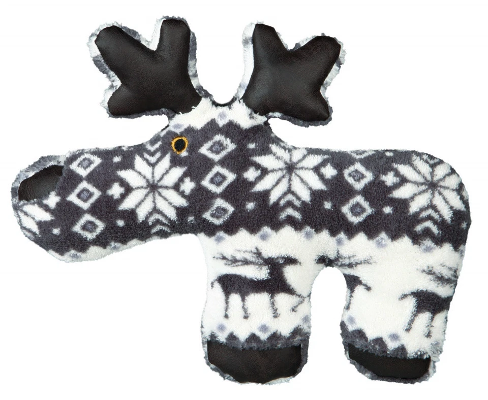 Trixie Weihnachts Hundespielzeug Rentier, Plüsch/Kunstleder, ca.20 cm - Bild 1 von 1