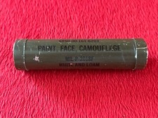 USGI military camo stick face paint white  loam tube