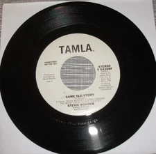 STEVIE WONDER / Same Old Story - Outside My Window / TAMLA PROMO 45rpm Vinyl