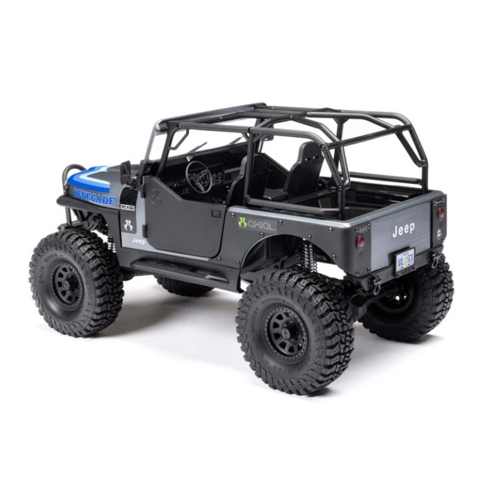 Axial AXI03008T2 1/10 SCX10 III Jeep CJ-7 4WD Brushed RTR, grau - Bild 4 von 4