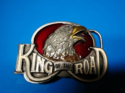 Dragon Designs Tanside LTD. England Gürtelschnalle, King of the Road