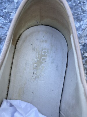 GUCCI Calfskin Cirano Lux Mens Lace-up Oxfords Size 9 Chalk GUCCI Calfskin Cirano Lux Mens Lace-up Oxfords Size 9 Chalk  main image 3