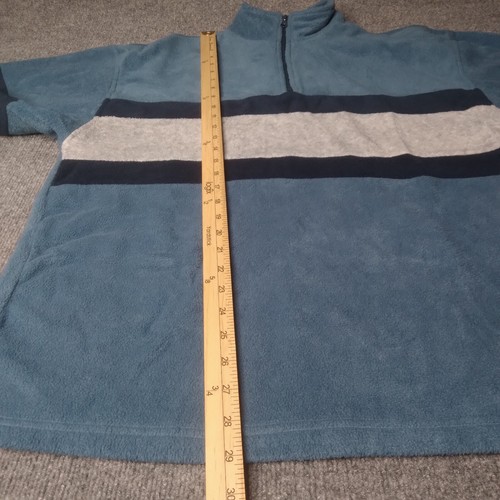 Metro Pointe 1/4 Zip Pullover Fleece Sweatshirt Men Large - Picture 8 of 9