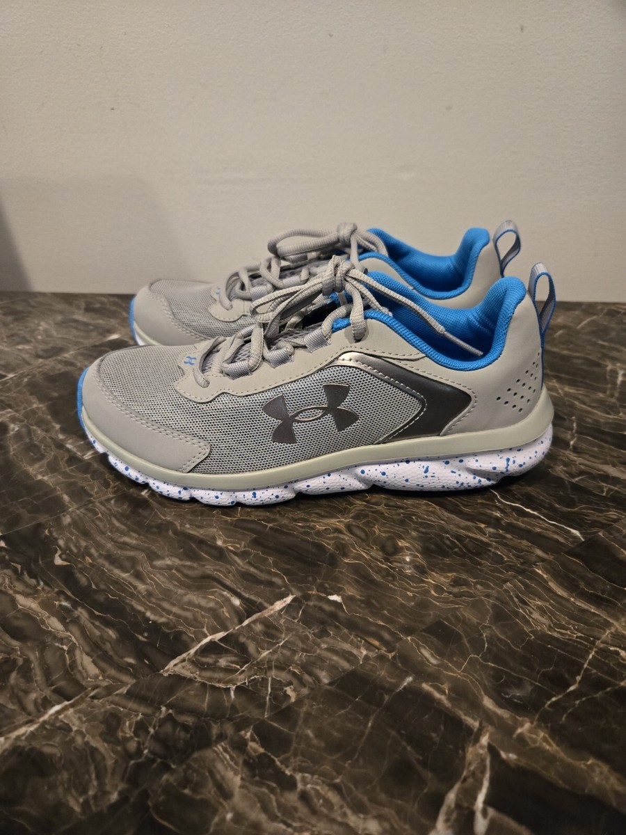 Under Armour Boys Assert Running Shoes Sneakers Gray Size 5Y