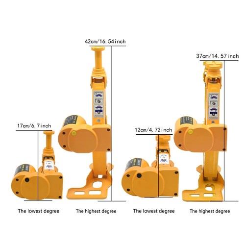 Electric Car Jack Kit 80W 12V Impact Wrench Air Pump Tire Repair Auto Lift Tools - Foto 3 di 29