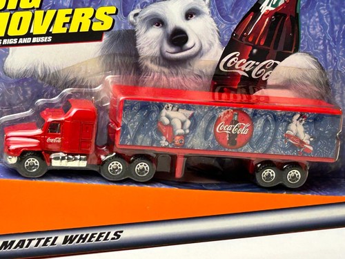 Matchbox Big Movers 1:87 Scale Mack Semi Truck & Trailer, Coca Cola - Picture 5 of 13