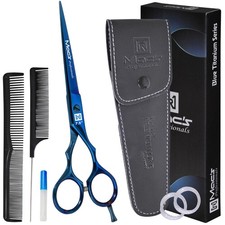 Hair Cutting Scissors Kit - Razor Edge Japanese Stainless Steel Barber Scisso...