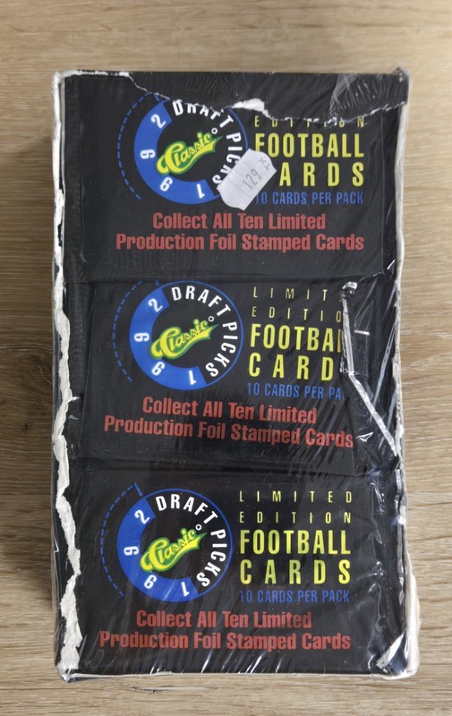 1992 Classic Draft Picks Limited Edition 10 Pack Box 100 Cards A2