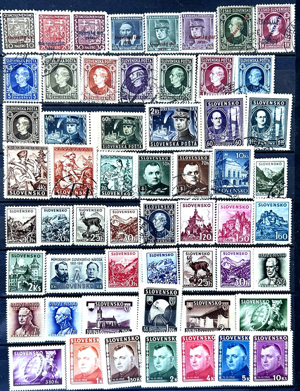Slovakia. WWII, Under  Germany.  Small Interessting Collection. MNH,MHOG, Used