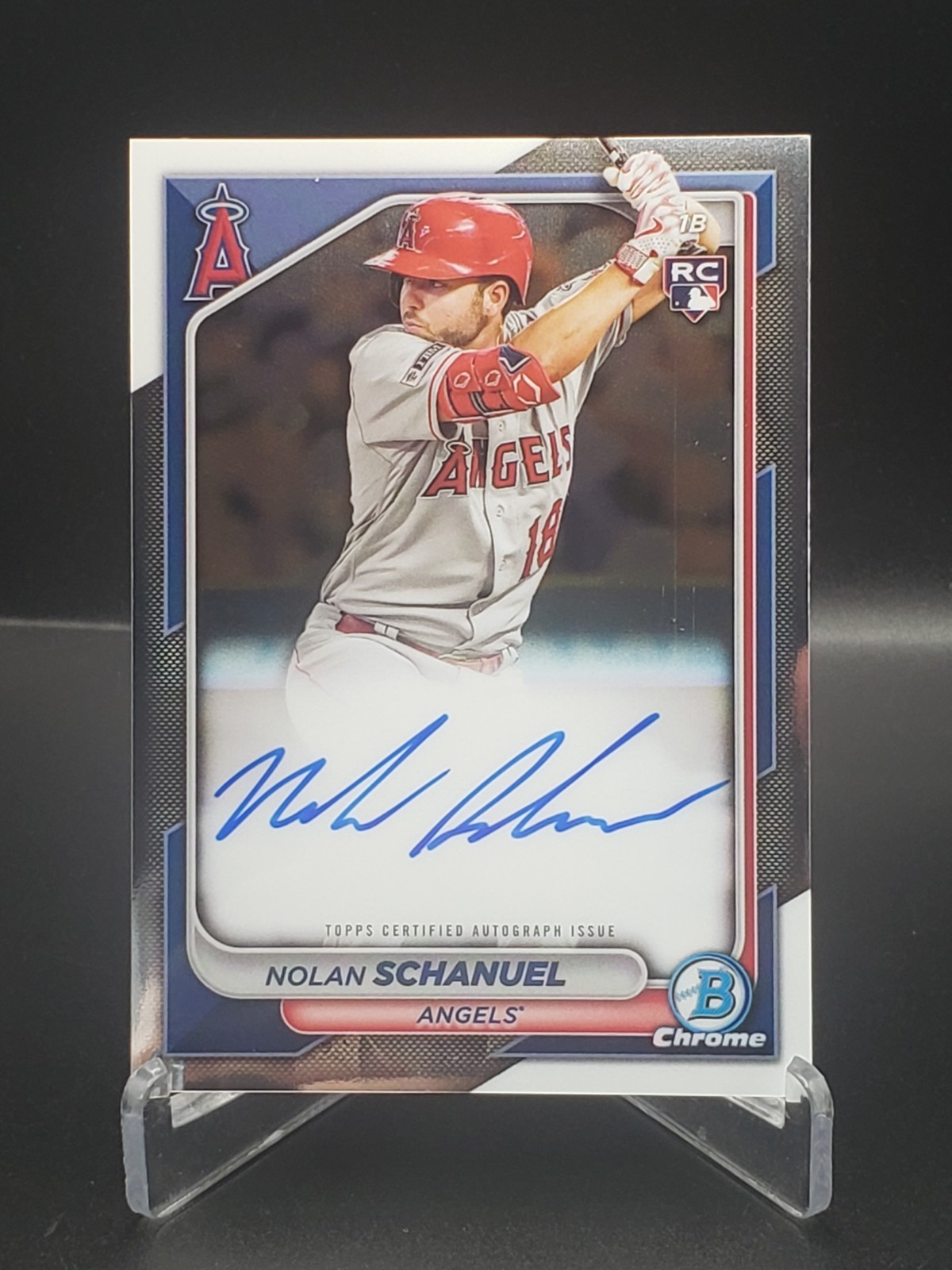 2024 Bowman - Chrome Rookie Autographs Nolan Schanuel #CRA-NS (AU, RC)
