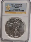 2013-W West Point Early Release Burnished American Silver Eagle NGC MS70