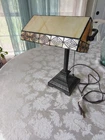 Bankers Lamp Tiffany Table Desk Lamp Stained Glass Vintage Look Mission Style