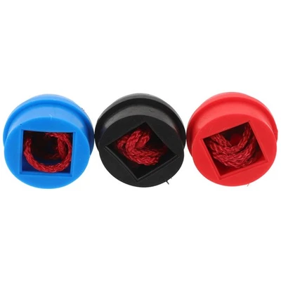 3Pcs Reusable Pool Chalk Holders for Billiard Cue Durable Rubber Nylon Material - Image 1 of 4