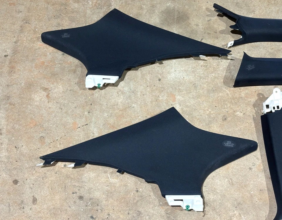 14 15 16 Lexus IS250 IS350 A B C Pillar Trim Panel Cover Set Black PO37 OEM Foto 4 de 4