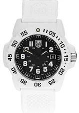 Luminox Navy Seal 3500 Quartz 45mm White Military Dive Men's Watch XS.3507.WB