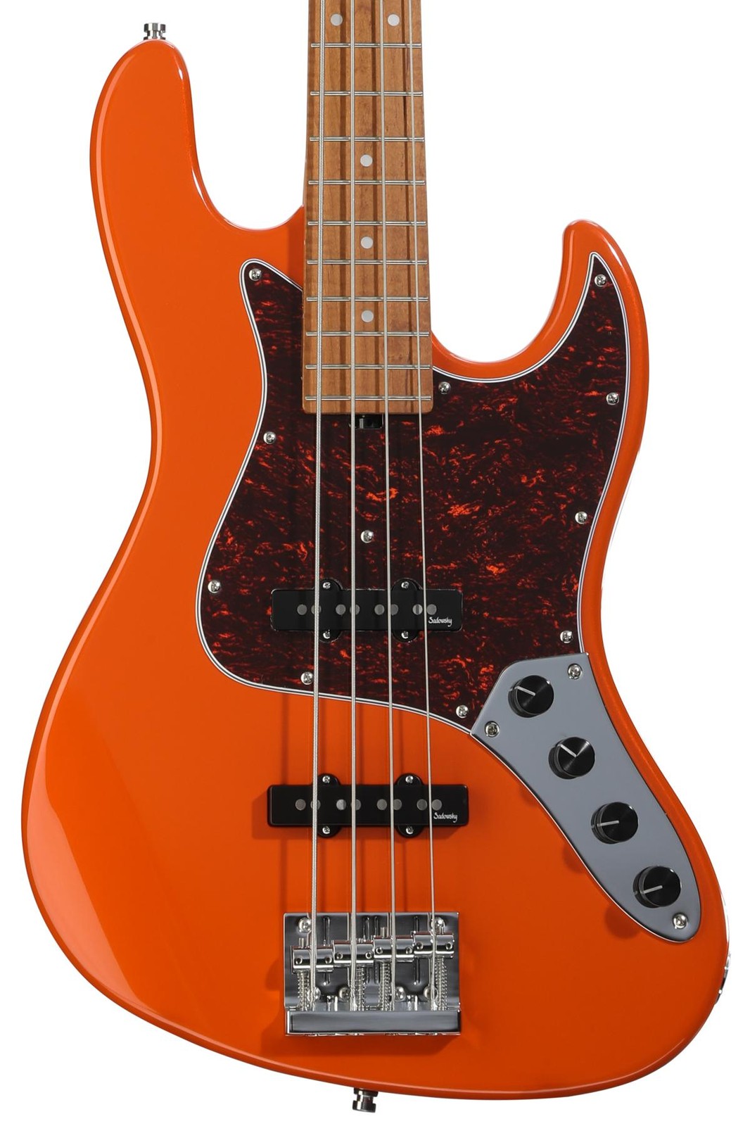 Винтажная бас-гитара JJ Sadowsky MetroExpress - Карамельно-апельси цвет 182790₽