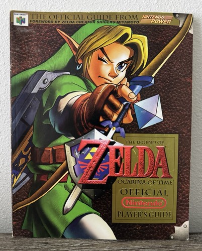 Legend of Zelda Ocarina of Time Official Nintendo Player's Guide with Map