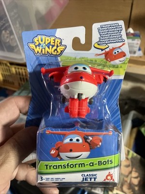 Super Wings Jett Flugzeug Flugzeug Transform-a-Bots 5cm Figur Alpha Gruppe S4