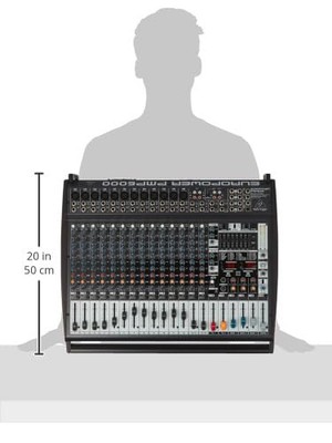 Behringer Europower PMP6000 20-channel 1600W Powered Mixer From