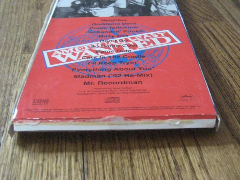 Ugly Kid Joe America's Least Wanted  Longbox and Original cd-Rare! Foto 4 de 4