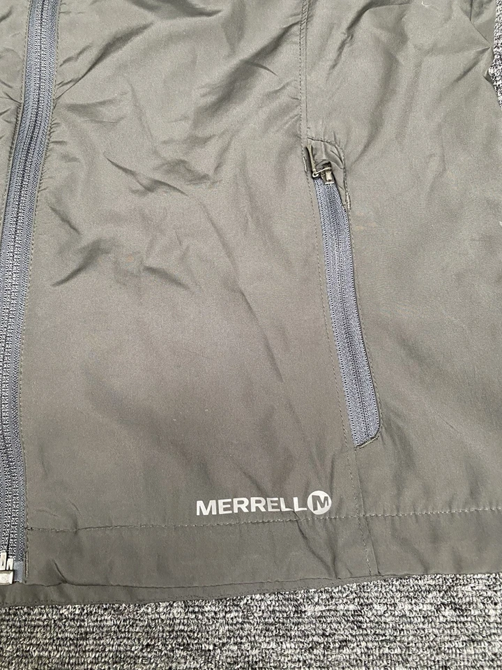 Merrell Softshell Jacket Olive Green Men’s Size M Full Zip Outdoor Hike - Image 2 of 4