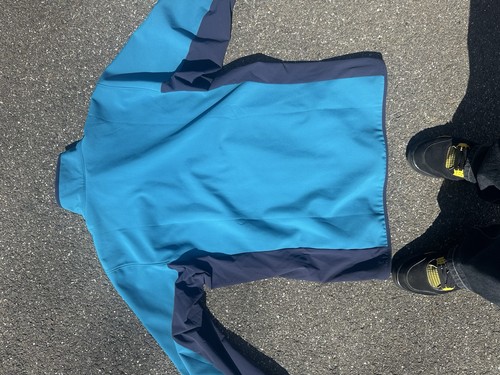 Patagonia Adze Hybrid Polartec Jacke Softshell Full Zip Blau Herren Gr. L Large - Bild 11 von 19
