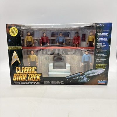 Classic Star Trek Enterprise Bridge Collector Set 7 Action Figures Vtg 1993