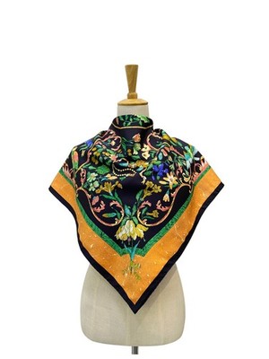 Vintage Hermes Pierres d'Orient et d'Occident Silk Scarf