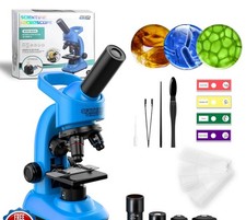 Kids Microscope,40-1600x Microscope Kit for Kids Beginners Children,6-12 L5