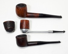 3 X SMOKING TOBACCO PIPES - 2 X CAREY MAGIC INCH & A FALCON FD18 + EXTRA BOWLS