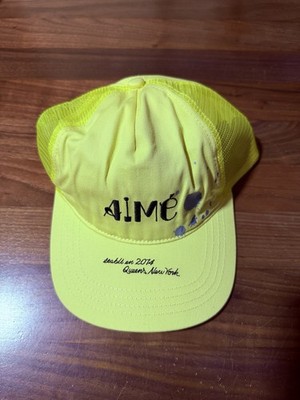 Aime Leon Dore ALD Studio Ink Splatter Hat Cap “Lemon” Logo