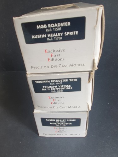 EFE MG ROADSTER x 2 AUSTIN HEALEY SPRITE x 2 TRIUMPH x 2 BOXED 1/76 00/H0 =6 - Picture 8 of 10