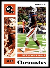 2021 Panini Chronicles Draft Picks Seth Williams Rookie Auburn Tigers #25