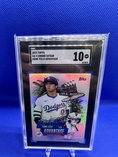 2025 Topps Series 1 Shohei Ohtani Home Field Advantage #HA-5 SGC 10