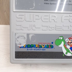 Nintendo Super Famicom SFC Console with Mario World Storage Case & 2 Games Japan