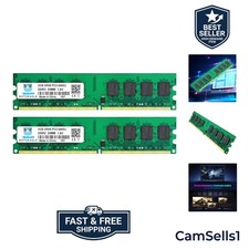 800MHz 4GB Kit 2GBX2 Udimm 2Rx8 PC2 6400 6400U RAM CL6 1.8V Unbuffered Deskto...