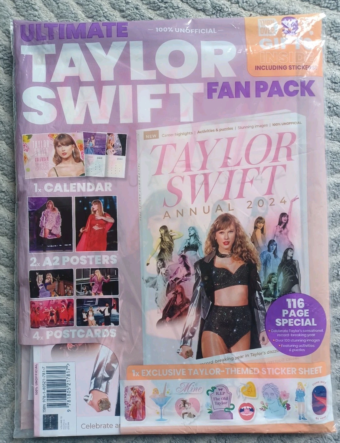 Ultimate Taylor Swift Fan Pack Magazine 9 Gifts Postcards, Posters Stickers NEW