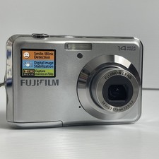 Fujifilm Digital Camera FinePix AV200 14.0MP Silver Tested Excellent