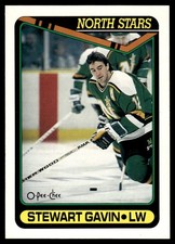 1990-91 O-Pee-Chee !! Stewart Gavin Minnesota North Stars #402