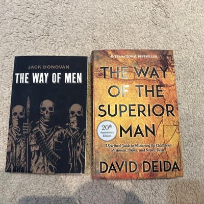 The Way Of Men & Way Of The Superior Man 2 Books Bundle Jack Donovan David Deida